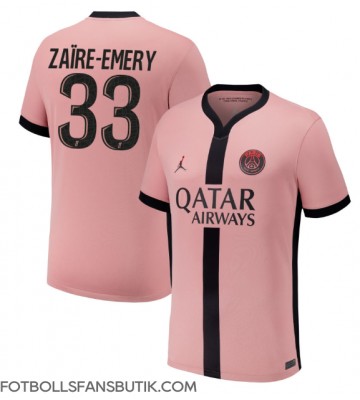 Paris Saint-Germain Warren Zaire-Emery #33 Replika Tredje Tröja 2024-25 Kortärmad